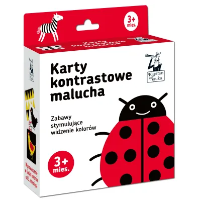 Widz� kolory! Karty kontrastowe malucha 3 mies.+