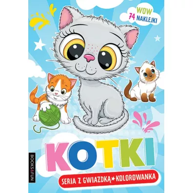 Kotki. Kolorowanka