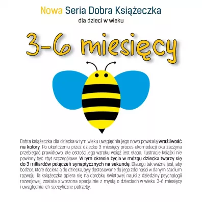 Nowa Seria Dobra Ksi��eczka dla dzieci w wieku 3-6 miesi�cy - Agnieszka Starok, Karolina  Cicho�-Wydrych
