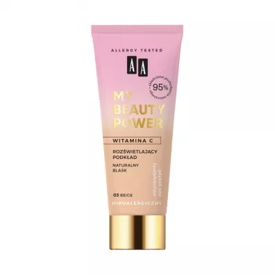 Aa My Beauty Power roz�wietlaj�cy podk�ad 03 Beige 30 ml