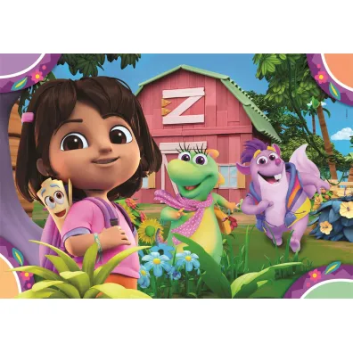 Puzzle 2x20 el. SuperColor. Dora Clementoni