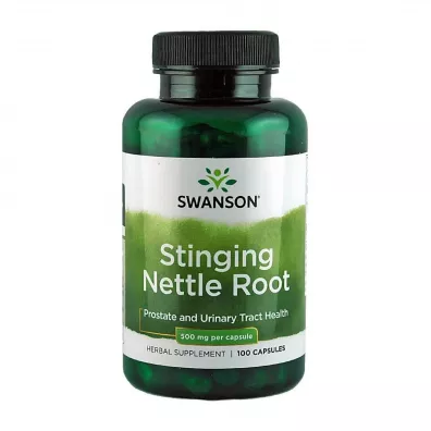 Swanson Stinging Nettle Root 500 mg Suplement diety 100 kaps.