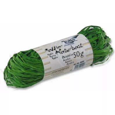 Folia Paper Rafia naturalna, zielona, 50g 50 g