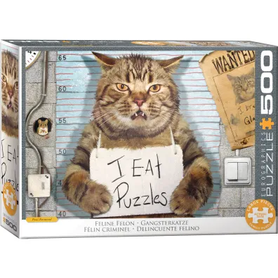 Puzzle 500 el. Felony Cat by Paul Normand Eurographics