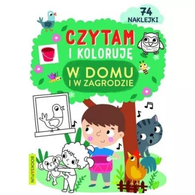 W domu i w zagrodzie. Czytam i koloruj�