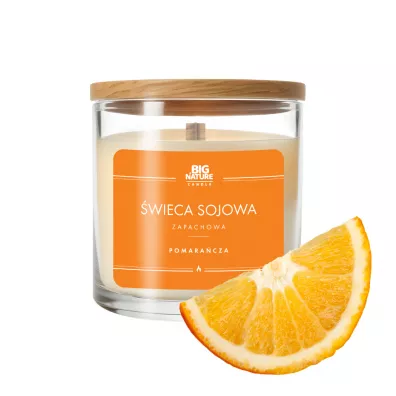 Big Nature wieca sojowa zapachowa Pomaracza 150 g