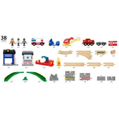 Brio Zestaw Deluxe Stra� Po�arna i Policja Ravensburger
