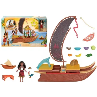 Figurki Disney Vaiana Wyprawa canoe