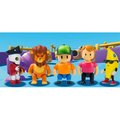 Stumble Guys Mini Action Figures 3 Pack B Banana Guy Chicken Capt Nohart