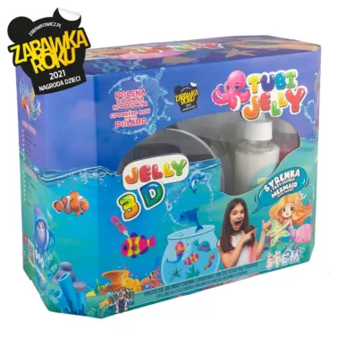 Tubi Jelly 8 kol. + akwarium - Syrenka TUBAN