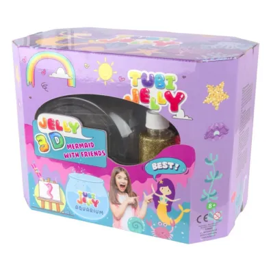 Tubi Jelly 8 kol. + akwarium - Syrenka TUBAN