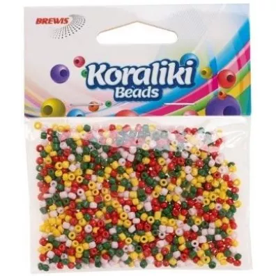 Brewis Koraliki akrylowe do nawlekania 35mm, 30g