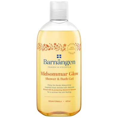 Barn�ngen Midsommar Glow �el do k�pieli i pod prysznic z olejkiem z Dzikiej R�y 400 ml