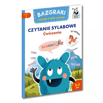 Bazgraki czytaj� trudne wyrazy. Czytanie sylabowe. �wiczenia. Kapitan Nauka
