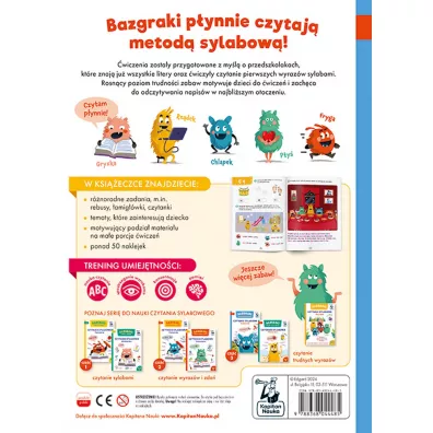Bazgraki czytaj� trudne wyrazy. Czytanie sylabowe. �wiczenia. Kapitan Nauka