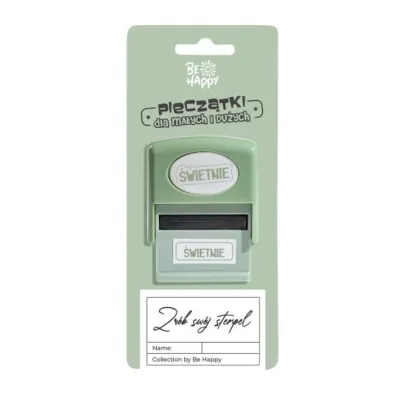 Be-Happy Gifts Piecz�tka dla dzieci z napisem �wietnie