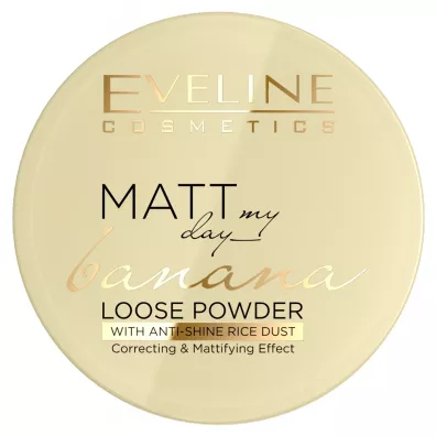 Eveline Cosmetics Matt My Day Banana Loose Powder koryguj�co-matuj�cy sypki puder do twarzy 6 g