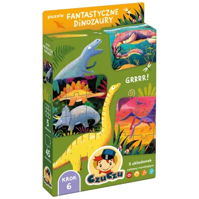 CzuCzu Puzzle. Fantastyczne dinozaury Bright Junior Media