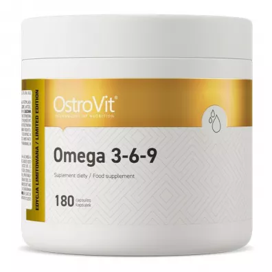 OstroVit Omega 3-6-9 - suplement diety 180 kaps.