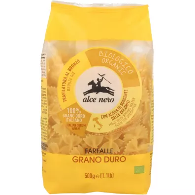 Alce Nero Makaron semolinowy farfalle 500 g Bio
