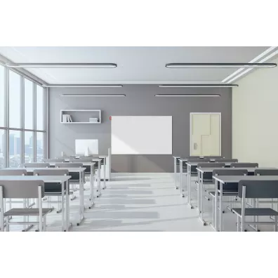 Tablica szklana, magnetyczna, biaa, szko hartowane 4 mm, 170x100 cm MemoBe