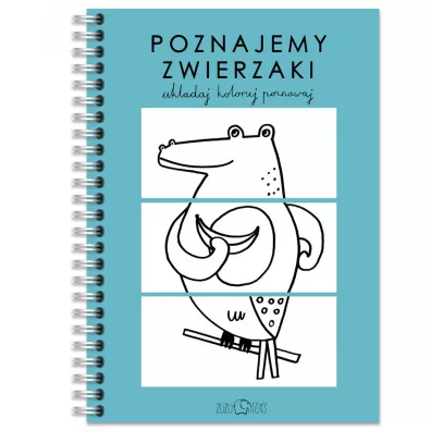 Poznajemy zwierzaki. Uk�adaj, koloruj, poznawaj - Zuzanna Szeli�ska