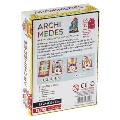 Archimedes Gry do plecaka Egmont