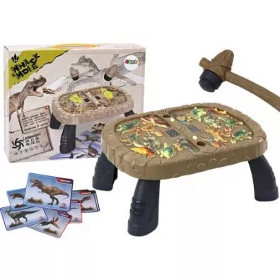 Gra zr�czno�ciowa Whac-a-mole Dinozaury LeanToys