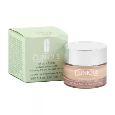 Clinique All About Eyes krem-�el redukuj�cy si�ce pod oczami opuchlizn� oraz linie i drobne zmarszczki 15 ml
