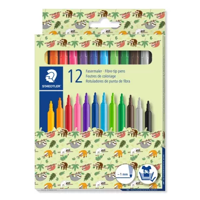 Staedtler Flamastry szkolne Pattern Mix, 12 kolorw 12 szt.