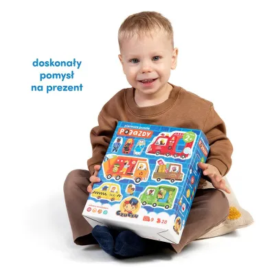 CzuCzu Pierwsze puzzle Pojazdy 2+ Bright Junior Media