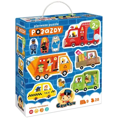 CzuCzu Pierwsze puzzle Pojazdy 2+ Bright Junior Media