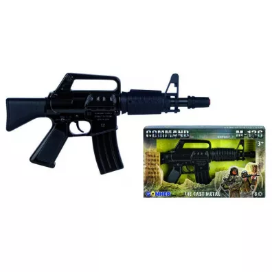 Metalowy karabin maszynowy M-136 8 naboi 136/6 GOHNER Pulio