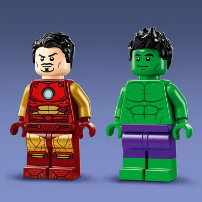 LEGO Super Heroes Marvel Iron Man z motocyklem i Hulk 76287
