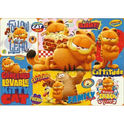 Puzzle 1000 el. Przygody Garfielda Trefl
