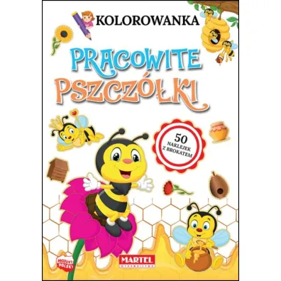 Kolorowanka Pracowite pszcz�ki
