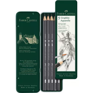 Faber-Castell O��wki Graphite Aquarelle 5 szt.