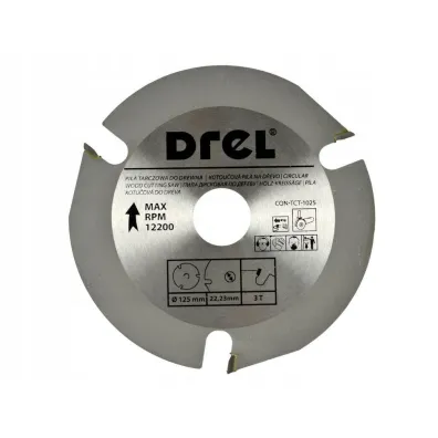 Drel/Condor Drel tarcza do ci�cia drewna 125mm*22*3z
