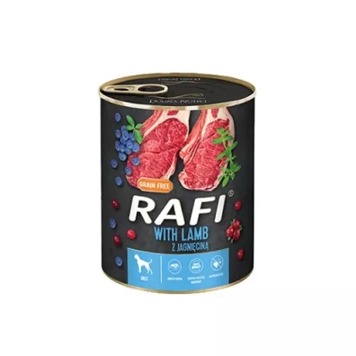 Rafi Karma mokra dla psw z jagnicin, borwk i urawin 800 g