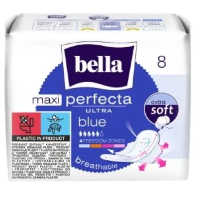 Bella Perfecta Ultra Maxi Blue Podpaski higieniczne 8 szt.