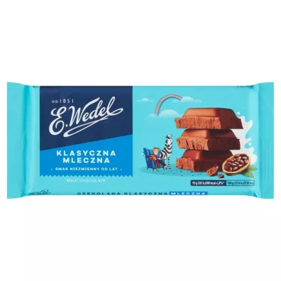 E.Wedel Czekolada klasyczna mleczna 90 g