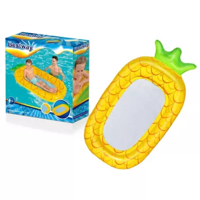 Bestway Dmuchany materac z siatk ananas 186x112cm