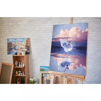 Twoje Hobby Malowanie po numerach - Odbicie lekko�ci 40x50cm