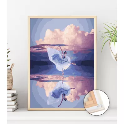 Twoje Hobby Malowanie po numerach - Odbicie lekko�ci 40x50cm