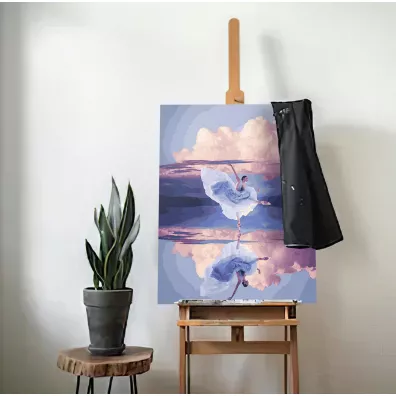 Twoje Hobby Malowanie po numerach - Odbicie lekko�ci 40x50cm