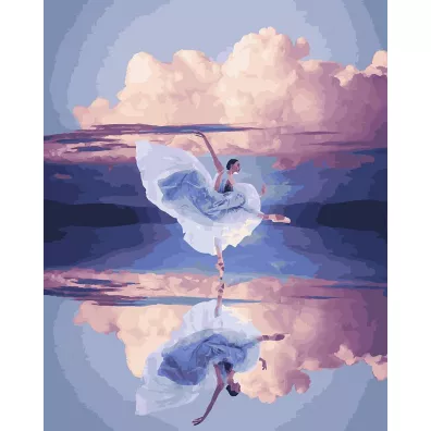 Twoje Hobby Malowanie po numerach - Odbicie lekko�ci 40x50cm