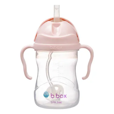 b.box Bidon ze s�omk�, r�owy 240 ml