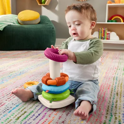 Fisher-Price. Piramidka sensoryczna HXK47 Mattel