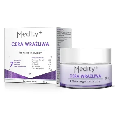 Medity+ Cera Wra�liwa krem regeneruj�cy do twarzy 50 ml