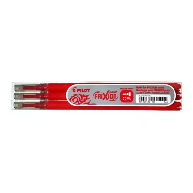 Pilot Wk�ad Frixion Point Czerwony Fine 3 sztuki w opakowaniu